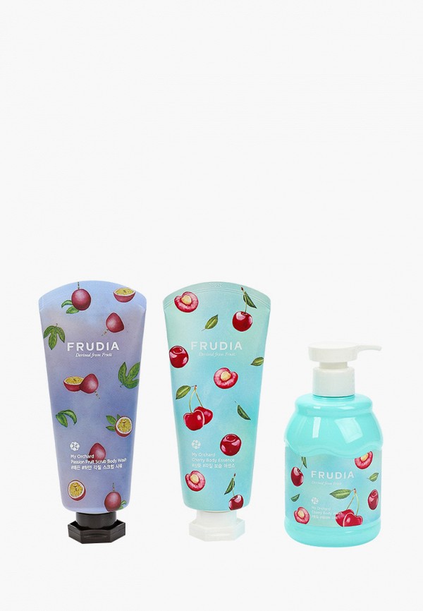 

Набор для ванны и душа Frudia, Голубой, подарочный СПА с вишней Frudia