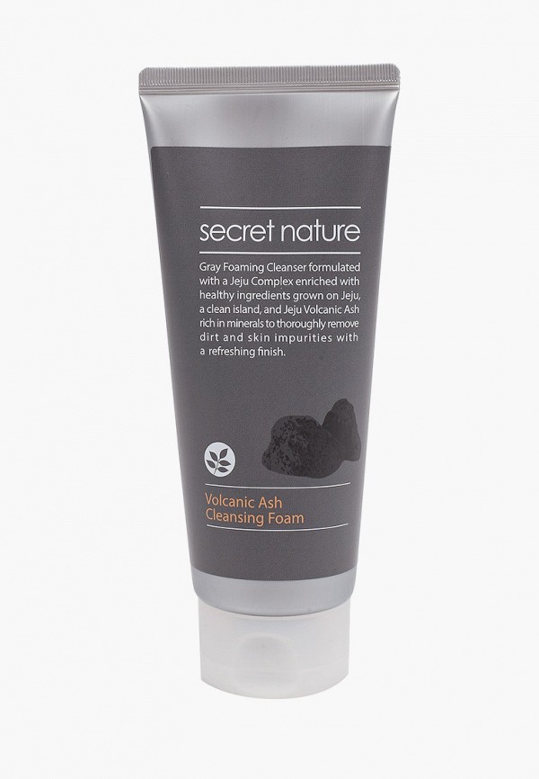 

Пенка для умывания Secret Nature, Серый, вулканическим пеплом