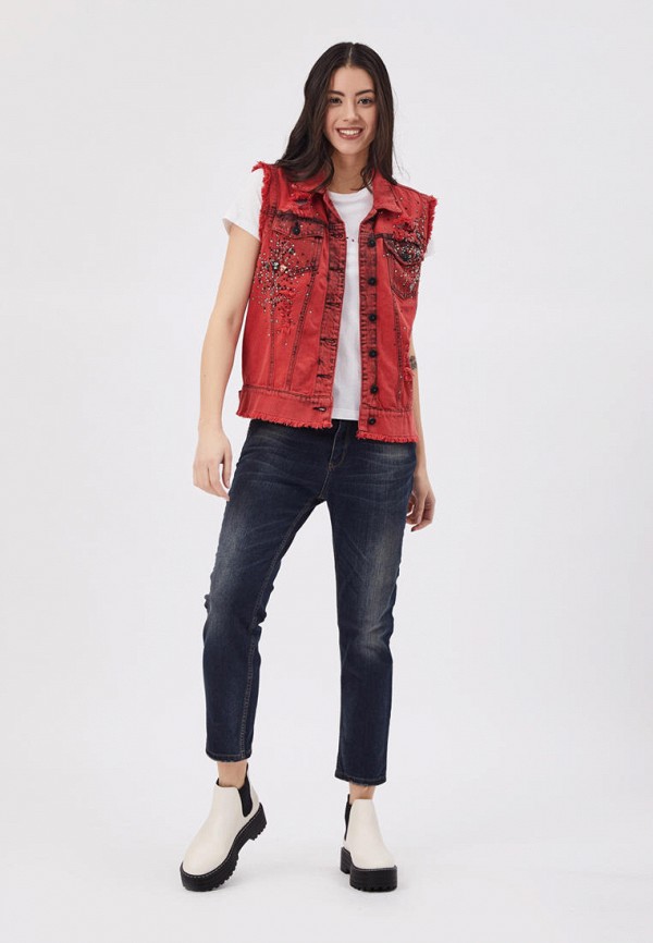 фото Жилет джинсовый dshe