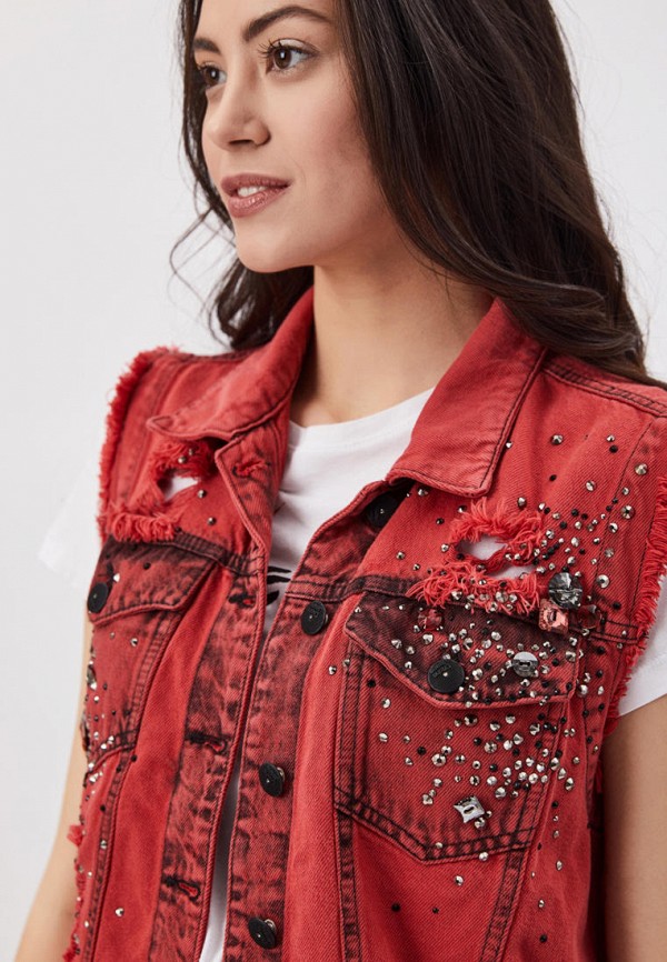 фото Жилет джинсовый dshe