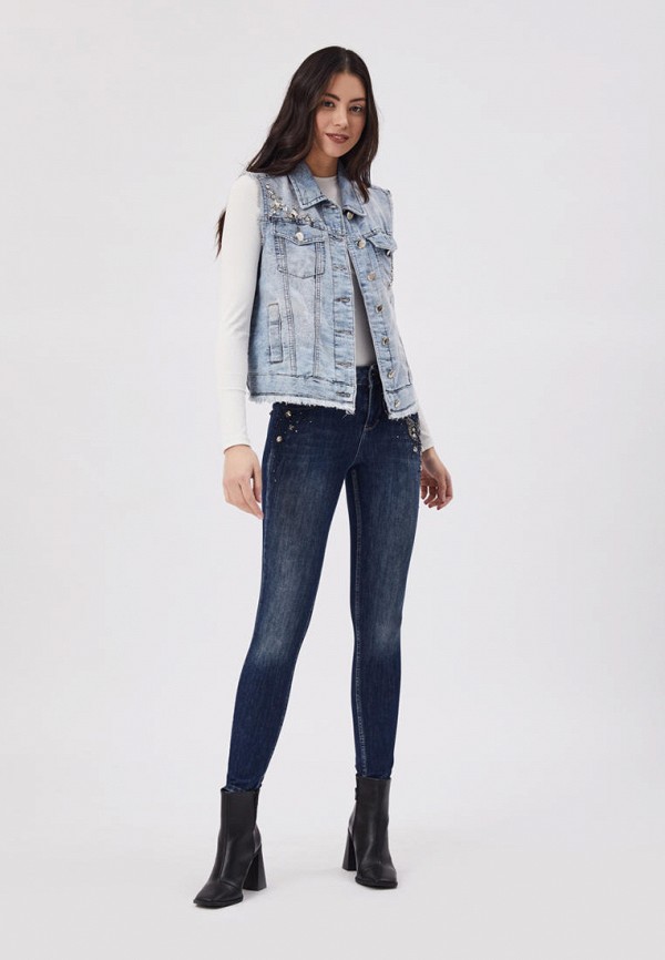 фото Жилет джинсовый dshe