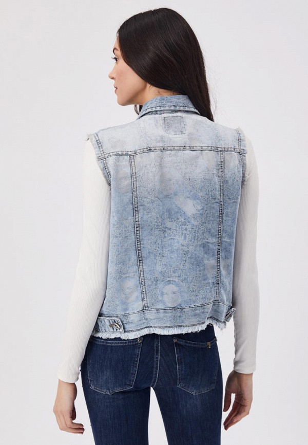 фото Жилет джинсовый dshe