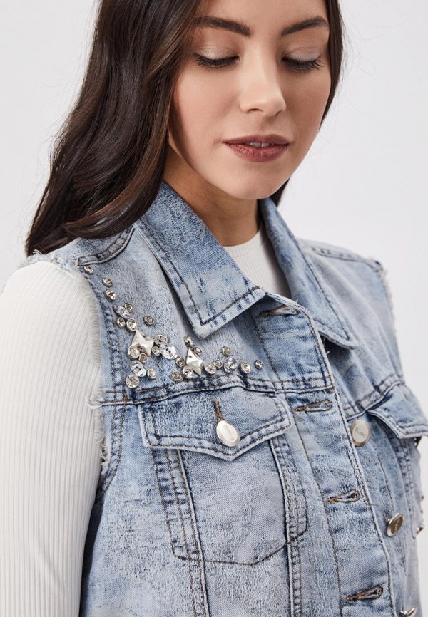фото Жилет джинсовый dshe