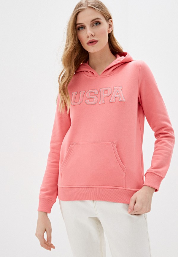 

Худи U.S. Polo Assn, Розовый