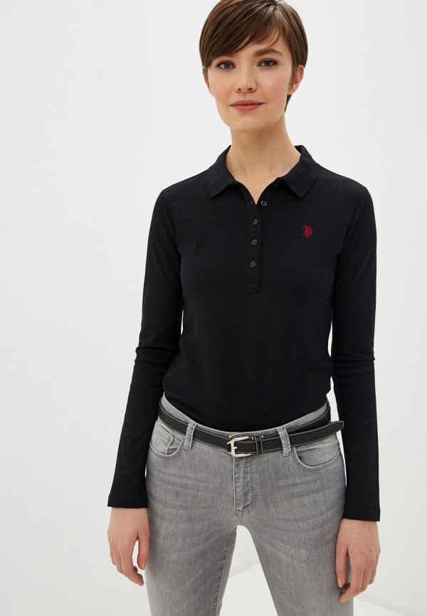 

Поло U.S. Polo Assn, Черный