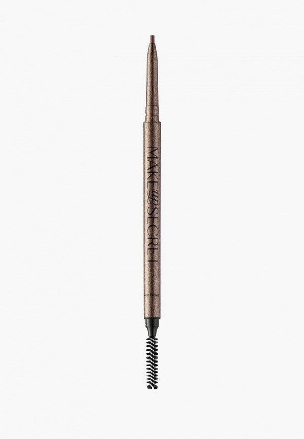 

Карандаш для бровей Make-Up Secret, Коричневый, Ultra-Slim Waterproof Browliner, 1 г, USB 05 (deep brown)