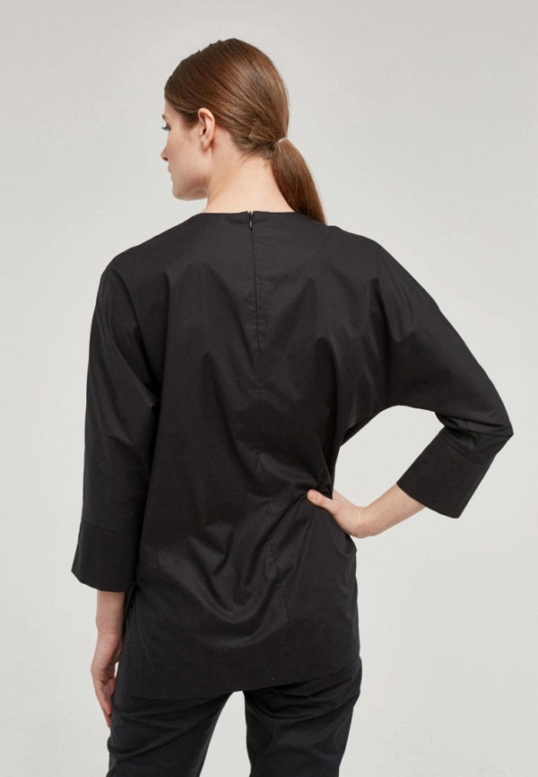 Блуза Pattern цвет черный  Фото 3