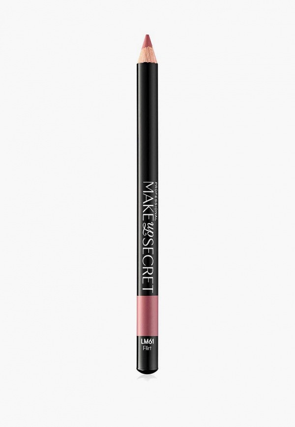 

Карандаш для губ Make-Up Secret, Розовый, Waterproof Lip Liner, 1 г, LM61 - flirt