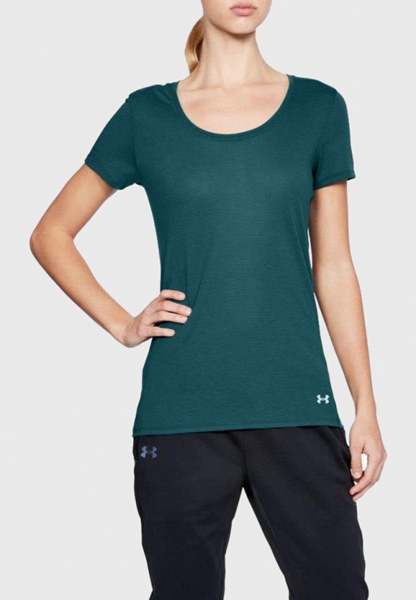 

Футболка спортивная Under Armour, Зеленый, Threadborne Streaker