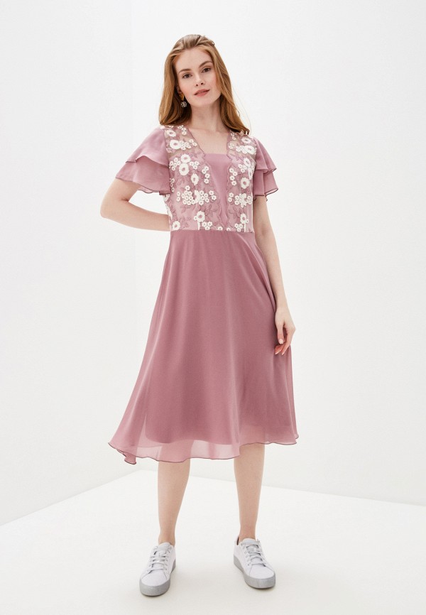 Платье Vera Lapina цвет розовый  Фото 2