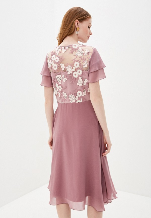 Платье Vera Lapina цвет розовый  Фото 3