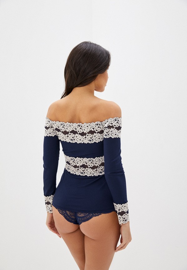 

Лонгслив домашний Intimissimi, Синий, Pretty Flowers
