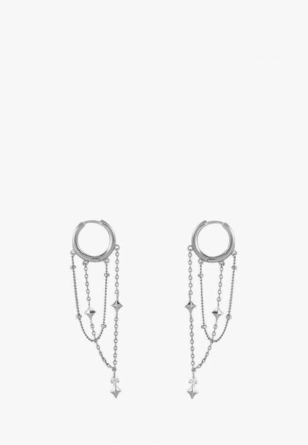 

Серьги из серебра 925 пробы Wanderlust + Co, Серебряный, Wanderlust + Co MP002XW0HZFR