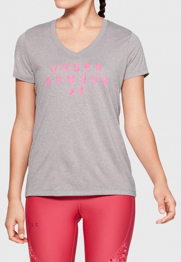 

Футболка спортивная Under Armour, Серый, Tech SSV Graphic