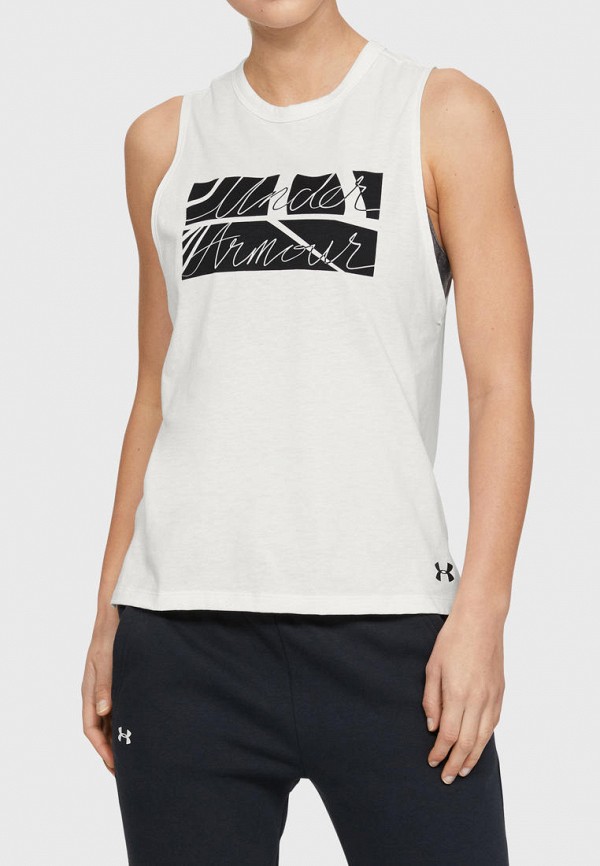 

Майка спортивная Under Armour, Белый, GRAPHIC BOX SCRIPT MUSCLE TANK
