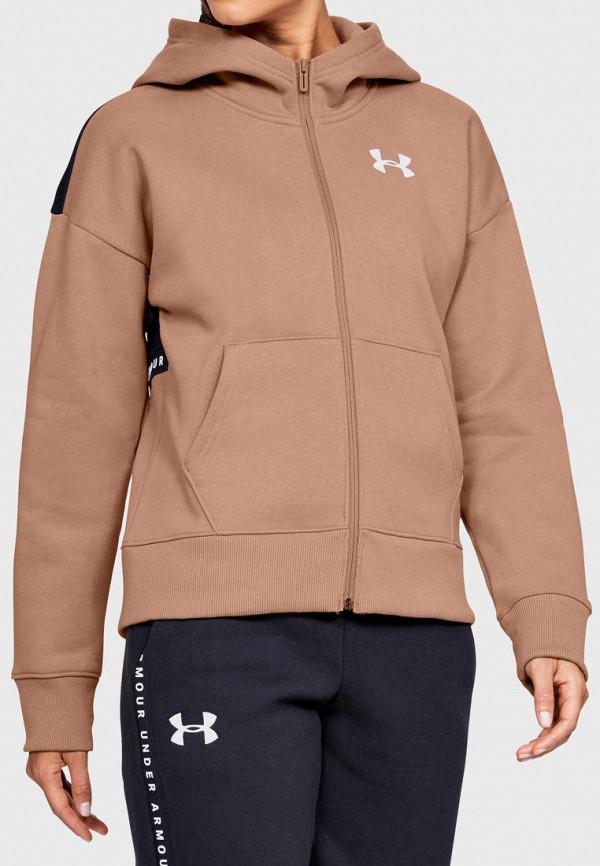 

Толстовка Under Armour, Коричневый, ORIGINATORS FLEECE HOODED FZ LC LOGO