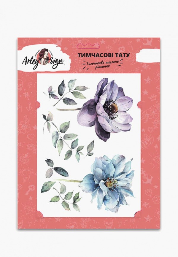 

Временная татуировка Arley Sign, Разноцветный, Летние цветы