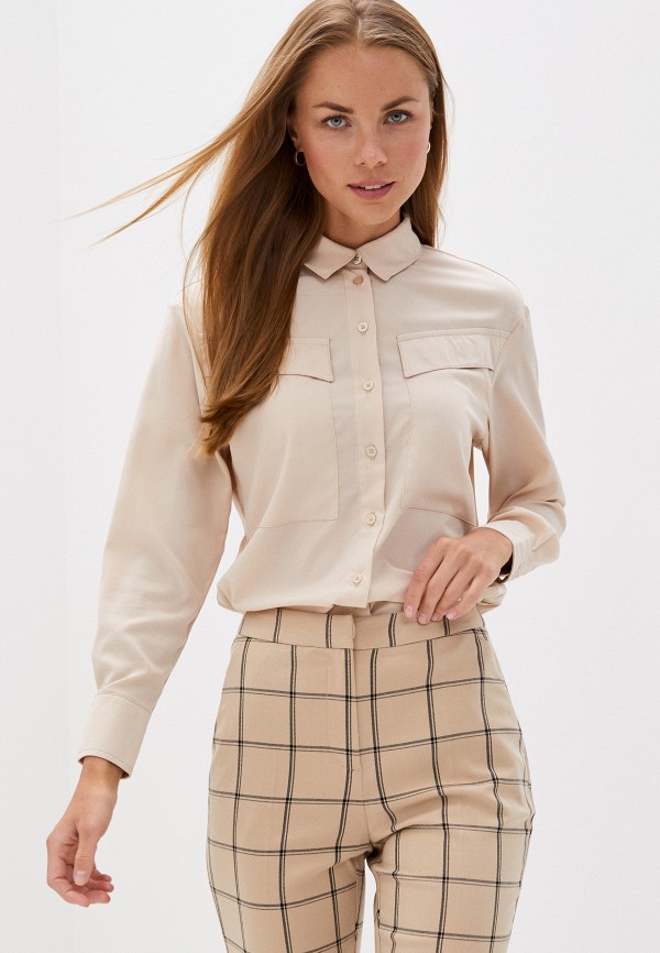 

Блуза Zarina, Бежевый, Exclusive online