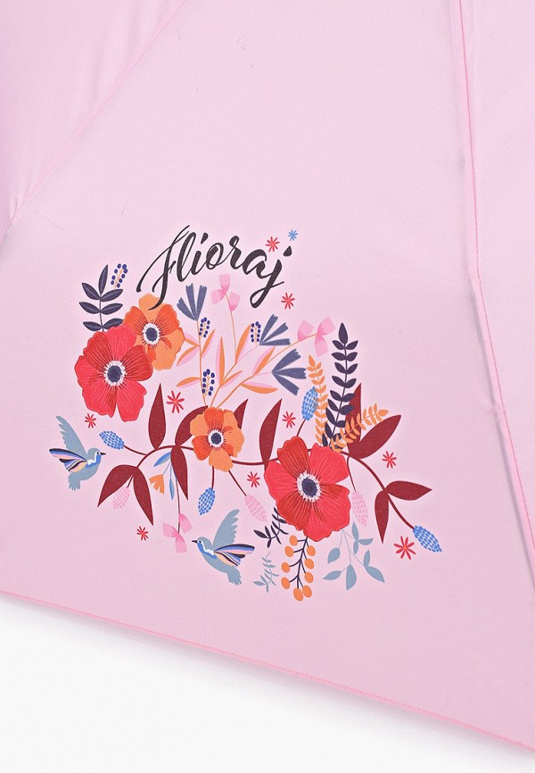 Зонт складной Flioraj цвет розовый  Фото 3
