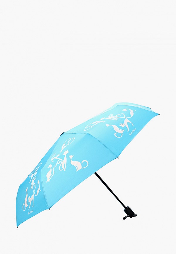 Зонт складной Flioraj цвет голубой  Фото 2