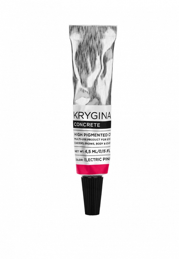 Средство Krygina Cosmetics универсальное для макияжа. Кремовый пигмент Concrete Electric Pink, 4,5 мл