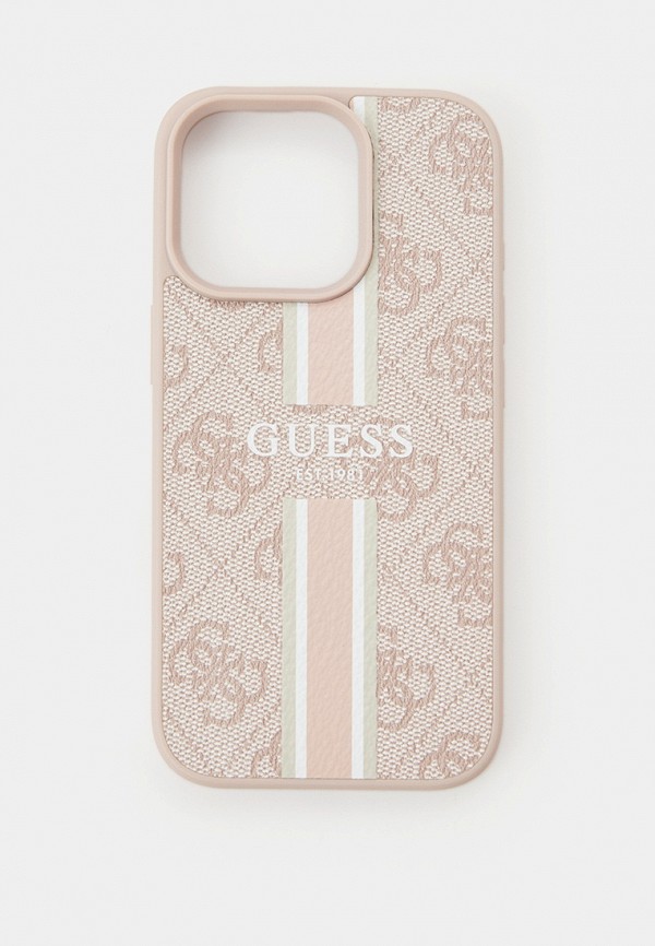 Чехол для iPhone Guess 16 Pro, с MagSafe, из экокожи PU Leather