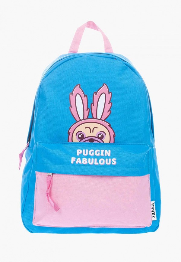 

Рюкзак Zakka, Puggin fabulous, Разноцветный