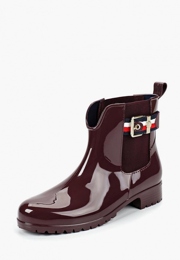 

Резиновые полусапоги Tommy Hilfiger, Бордовый