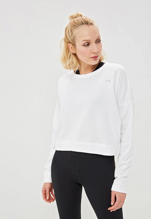 

Свитшот Under Armour, Белый, FAVORITE TERRY CROP CREW