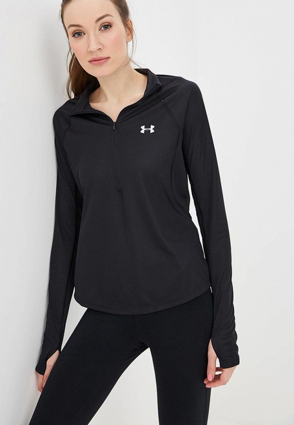 

Лонгслив спортивный Under Armour, UA Speed Stride Half Zip, Черный