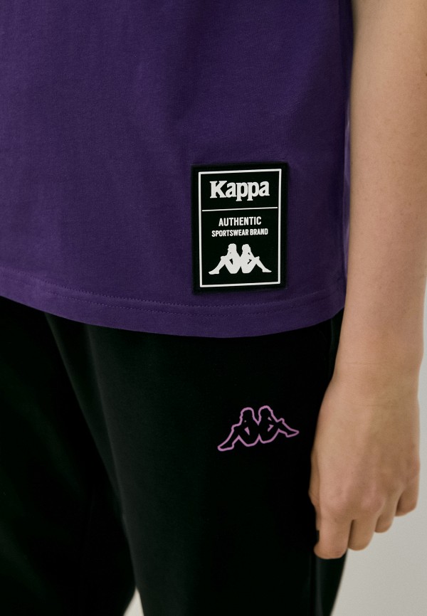 Футболка Kappa фиолетовый, размер 42, фото 3
