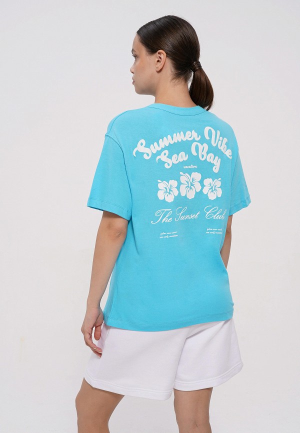 Футболка Твое голубой, размер 42, фото 3