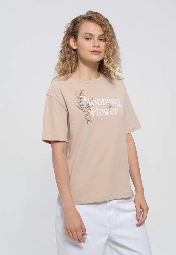 Футболка Твое бежевый, размер 44, фото 4