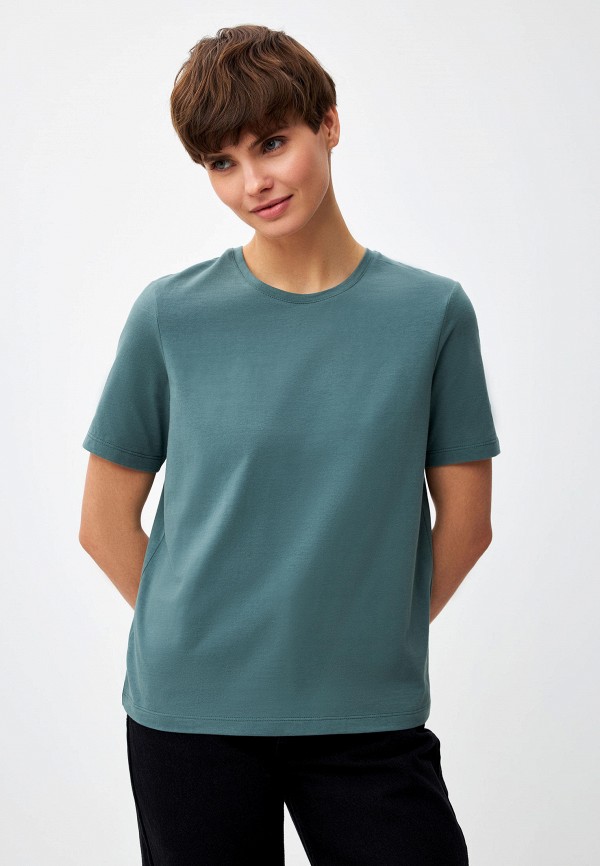 

Футболка Sela, Зеленый, MARY NORMAL FIT