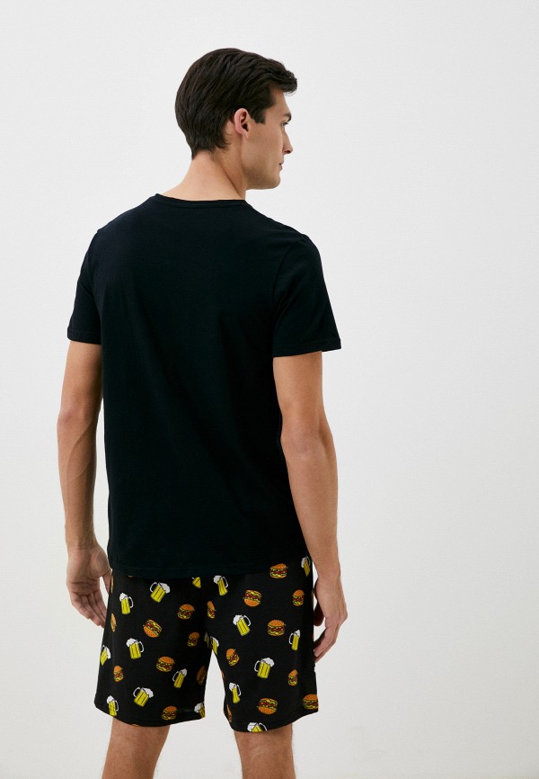 Пижама Kaftan черный, размер 48, фото 2