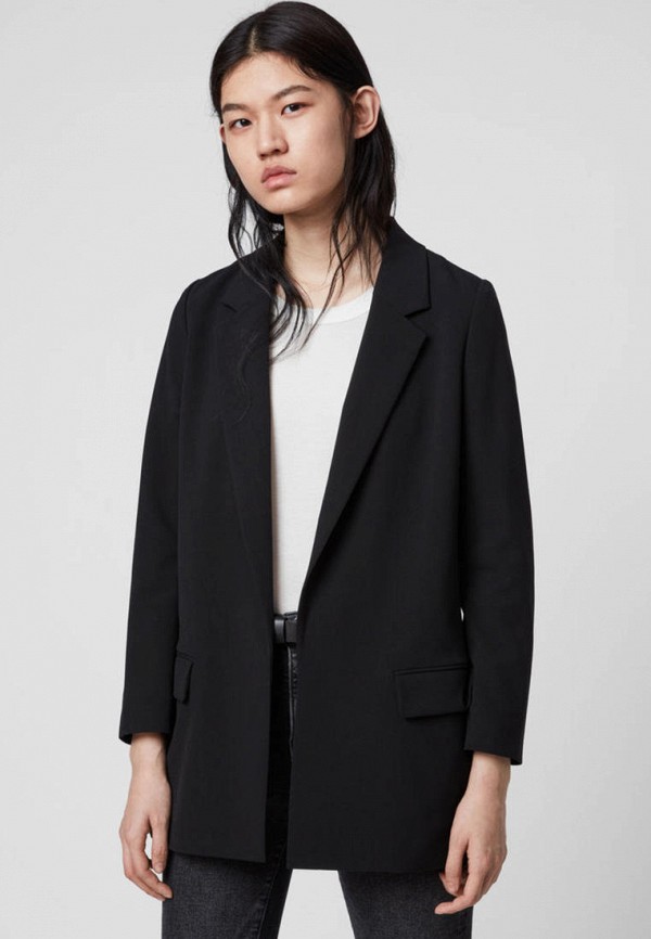 

Пиджак AllSaints, Черный, ALEIDATRI