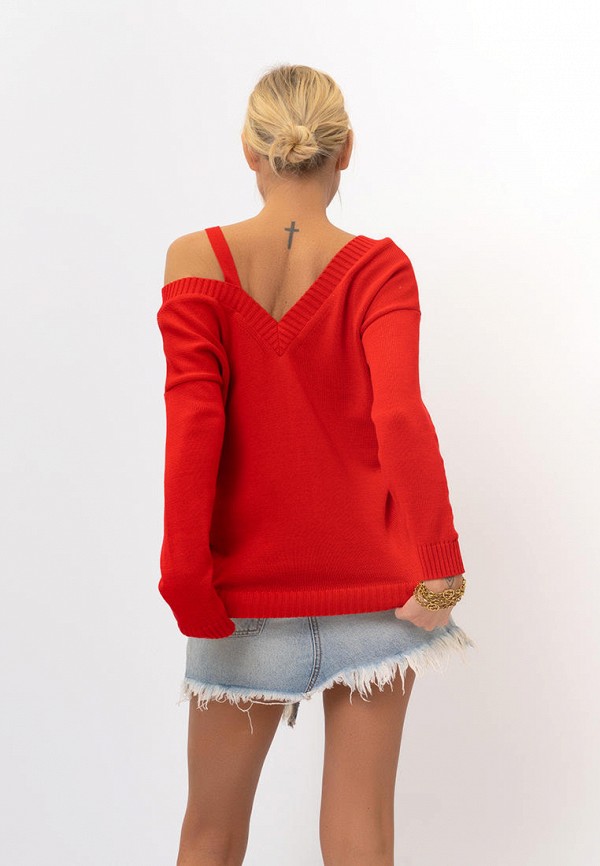 Пуловер Ptaxx цвет Красный  Фото 3