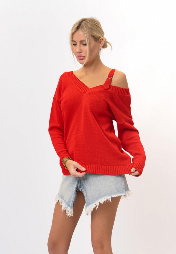Пуловер Ptaxx цвет Красный  Фото 4