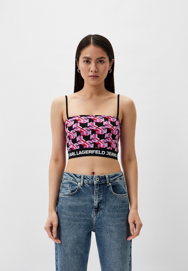 

Топ Karl Lagerfeld Jeans, Черный