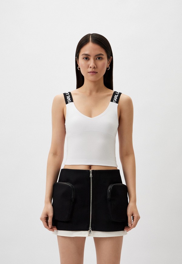 

Майка Karl Lagerfeld Jeans, Белый