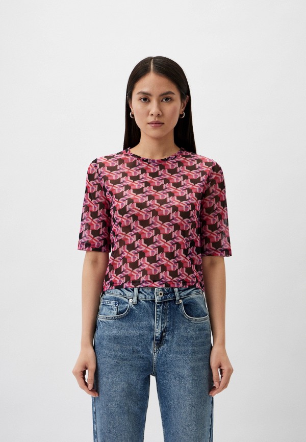 

Футболка Karl Lagerfeld Jeans, Фуксия