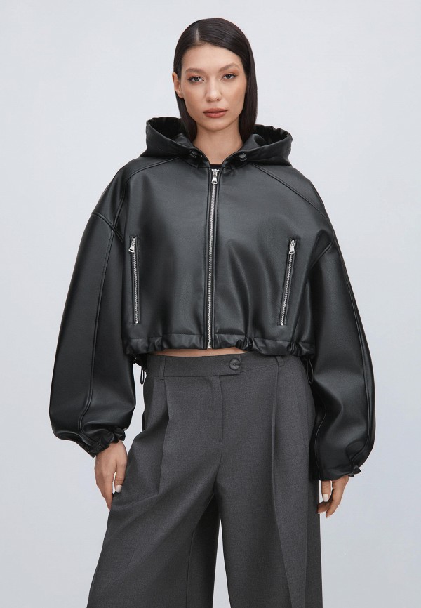 

Куртка кожаная Top Top, Черный