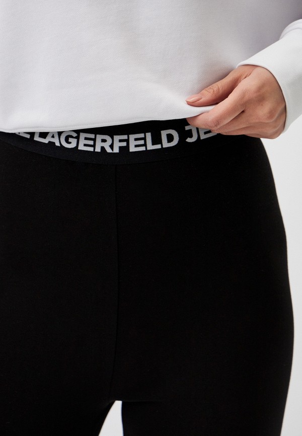 Леггинсы Karl Lagerfeld Jeans цвет Черный  Фото 4