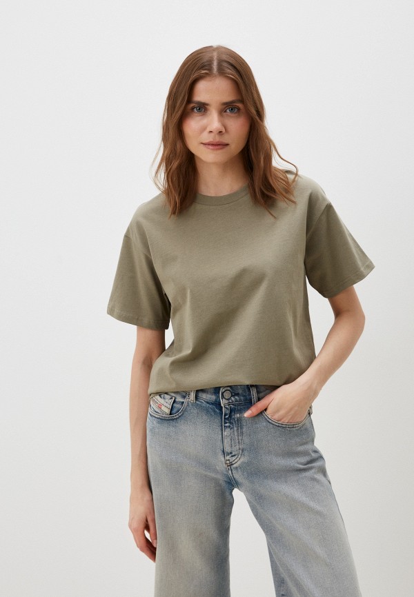 

Футболка Sela, Хаки, KATE OVERSIZE FIT