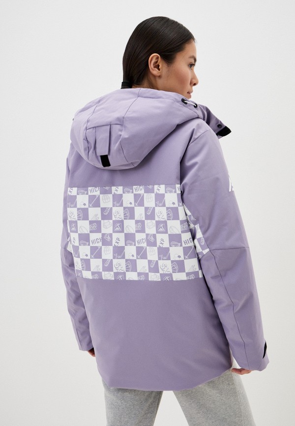 Куртка горнолыжная High Experience цвет Фиолетовый  Фото 3