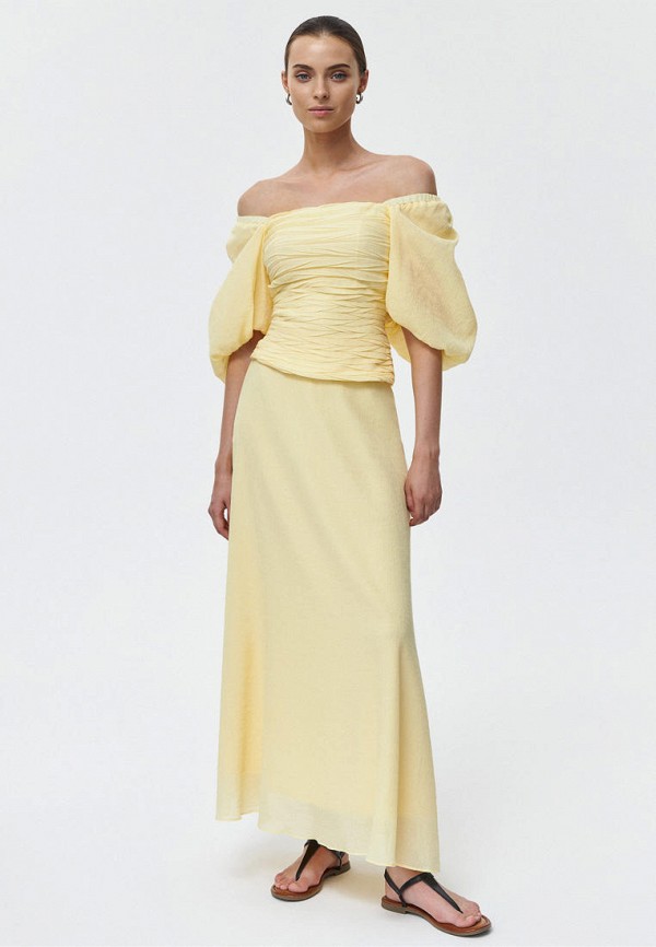 Юбка Charuel желтый, размер 44, фото 2