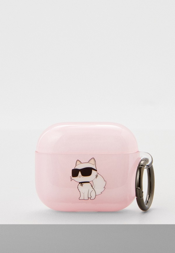 

Чехол для наушников Karl Lagerfeld, Розовый, Airpods 3 силиконовый TPU