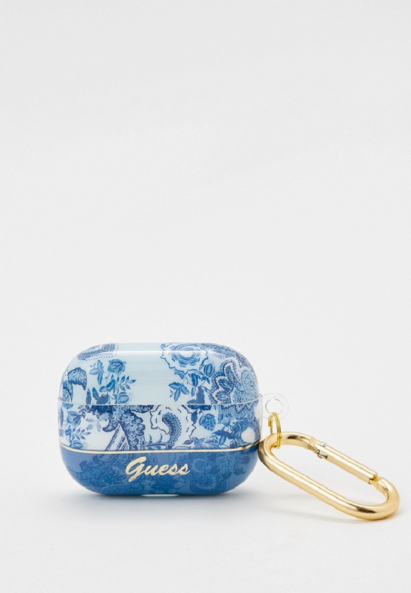 

Чехол для наушников Guess, Голубой, Airpods Pro силиконовый TPU