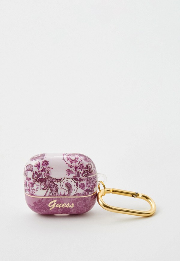 

Чехол для наушников Guess, Фиолетовый, Airpods 3 силиконовый TPU