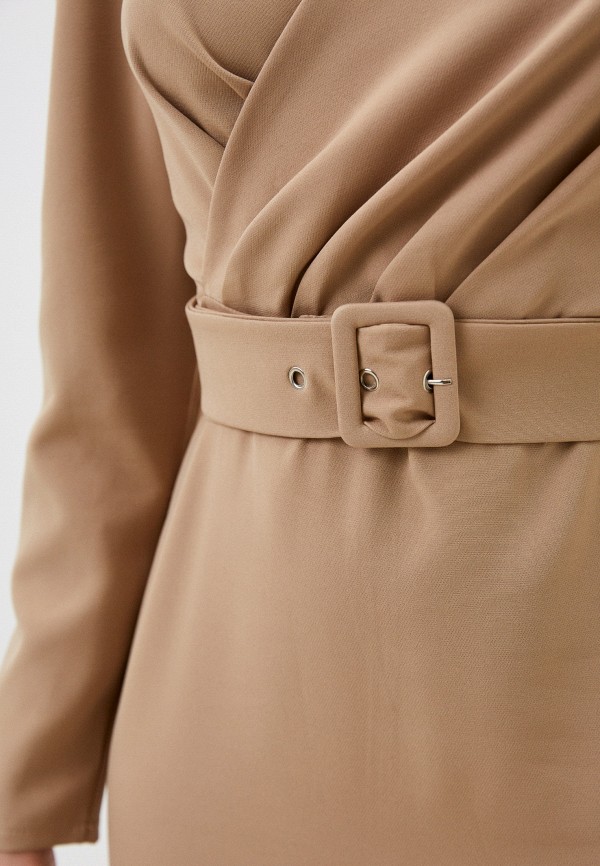 Платье Amandin бежевый, размер 44, фото 4